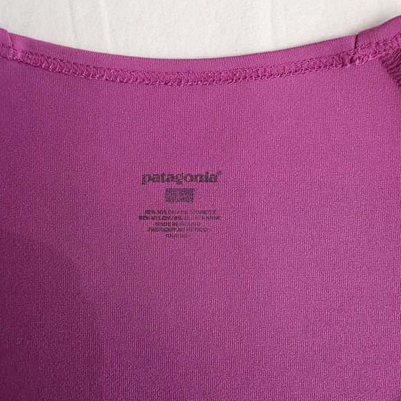 Patagonia Seabrook Bandha Midi Dress L Pink Fuchsia Stretch Outdoor Vacation - Picture 3 of 5